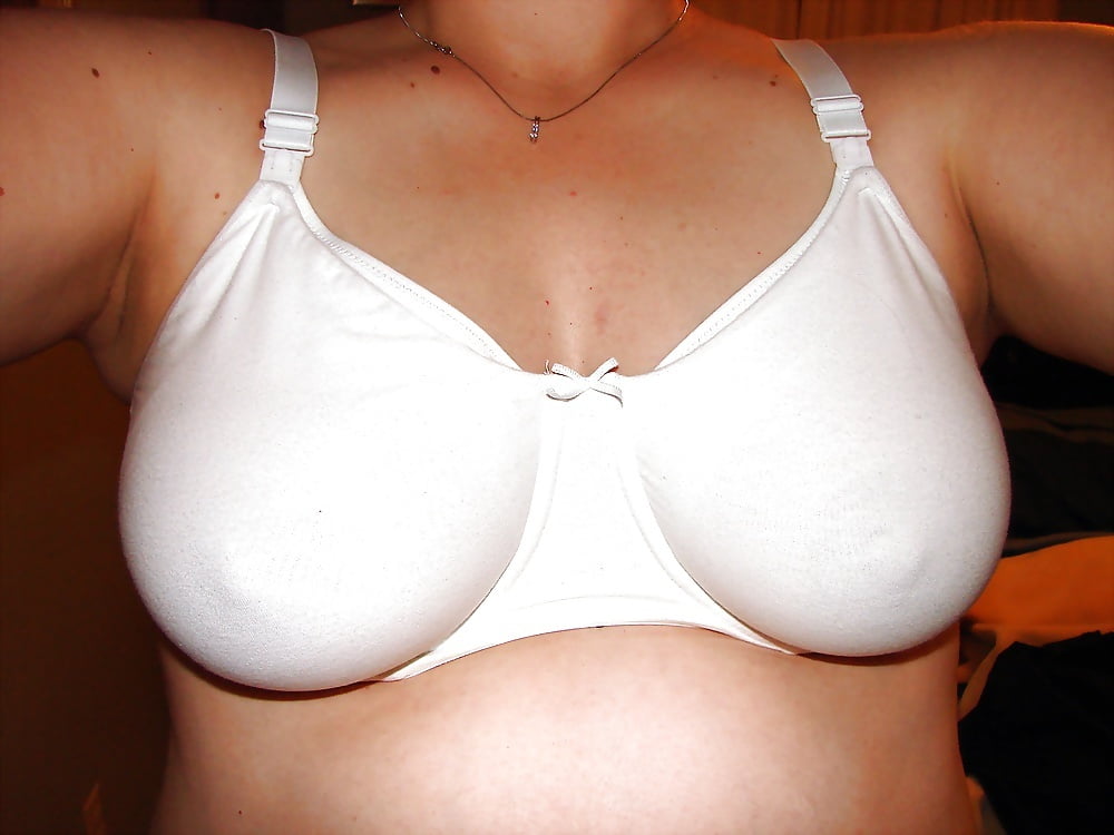 white bras on mature women