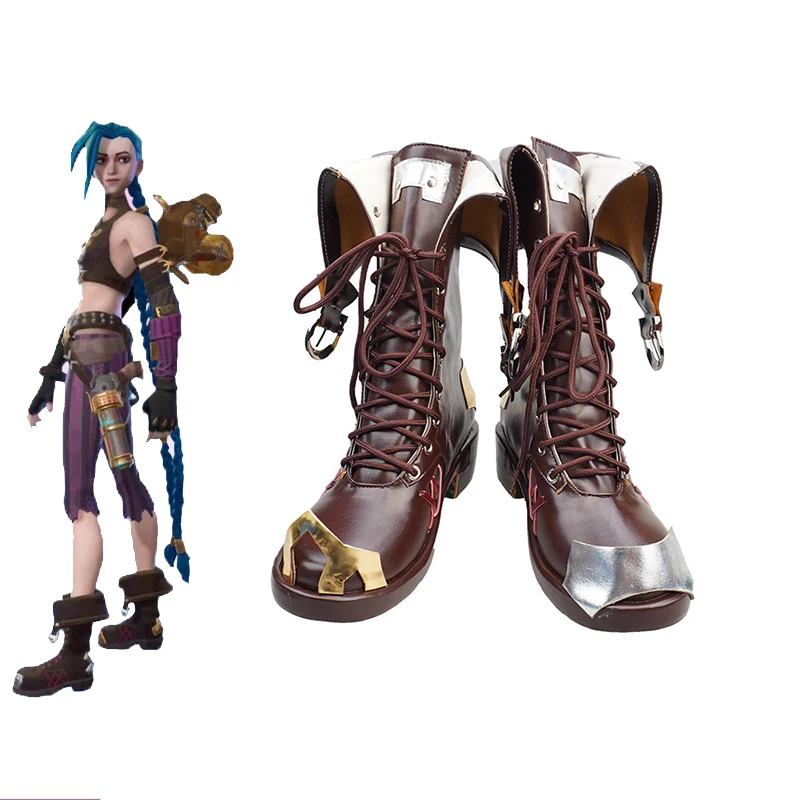 sbluucosplay lol arcane jinx cosplay boots