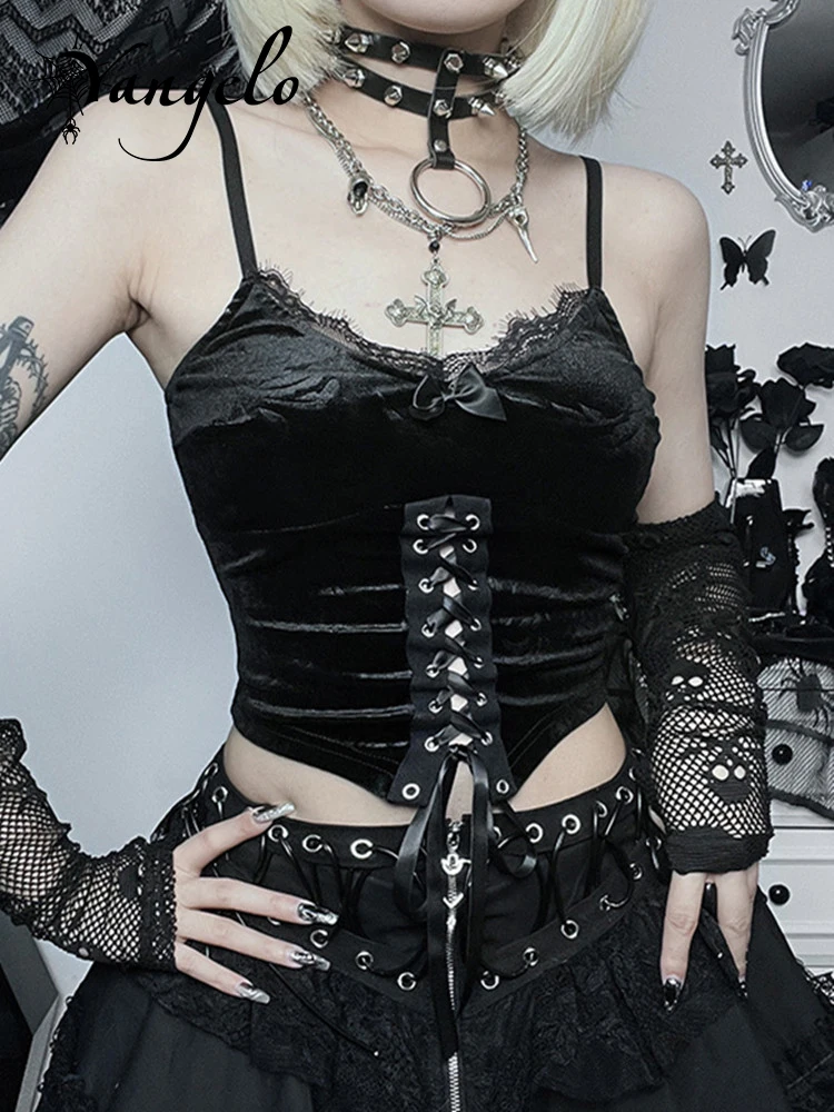 yangelo mall gothic lace basic dress