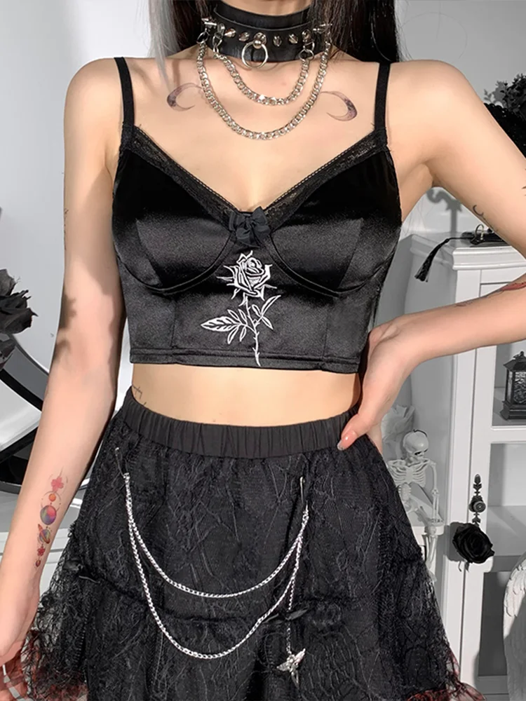 insgoth fairy grunge sexy neck corset